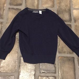 Boys v neck dress pullover